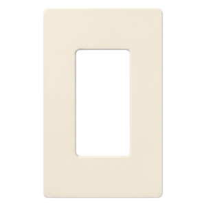 LUTRON ELECTRONICS SC-1-BI – Placa de Pared / 1 Espacio / Sin Tornillos / Acabado Satinado / 75 x 119 mm (2.94 x 4.69 in) / Diseño Delgado 7.6 mm