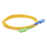LINKEDPRO BY EPCOM LPSM3SCASCUS2 – Jumper de Fibra Óptica / Monomodo OS2 G.652D / SC/APC-SC/UPC / Simplex / 2 m (6.56 ft) / 3 mm