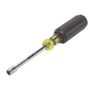 KLEIN TOOLS 635-5/16 – Desarmador de Caja / Barra Pasante 5/16" / Barra Hueca / Mango Acolchado / Imán Retenedor