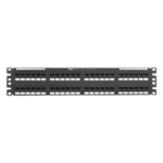 PANDUIT NK6PPG48Y – Panel de Parcheo Punchdown / Cat 6 Clase E / 48 Puertos / 2UR / 19.00' Ancho / Acero Inoxidable