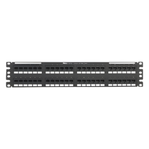 PANDUIT NK6PPG48Y – Panel de Parcheo Punchdown / Cat 6 Clase E / 48 Puertos / 2UR / 19.00' Ancho / Acero Inoxidable