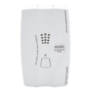 MACURCO - AERIONICS GD-2B – Detector de Gas Combustible Natural y LP / Certificado UL 1484 / Alarma 85 dBA / Relevadores SPST / 9-32 VDC o 12-24 VAC / Sin Calibración / 83 m² (893.8 ft²)