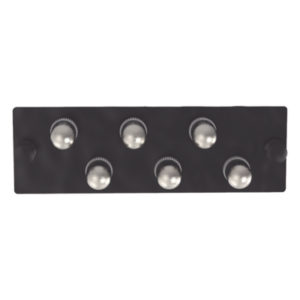 PANDUIT FAP6WSTZ – Placa Acopladora de Fibra Óptica / 6 Conectores ST Simplex / Monomodo OS1/OS2 / Diseño Modular