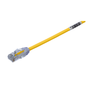 PANDUIT UTP28X15YL – Cable de Parcheo UTP / Cat6A / 28AWG / CM-LSZH / 4.57 m (15 ft) / Amarillo