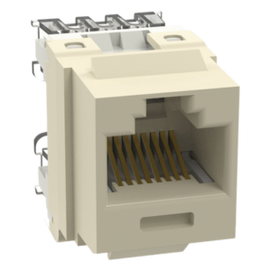 PANDUIT NK688MEI – Conector Jack Keystone / Cat 6 / 8P8C / Terminación 110 / Marfil / -10°C a 65°C / 250 MHz