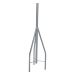 SYSCOM TOWERS SCZ-35 – Tramo de Remate / Tubo Industrial 1 1/4 in / Tubo Central 1 7/8 in / Galvanizado por Electrólisis / Protección Contra Agua / Torres hasta 60 m (196.9 ft)
