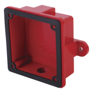 HOCHIKI HC-BB-1 – Caja de Montaje / 24VDC / 100mA / 96dB@10ft / UL-464 NFPA72 / Interior-Exterior / 4.25x4.25x1.5in