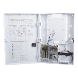 SUPREMA ENCR10 – Gabinete de Protección para Controlador de Acceso / Fuente 110 VCA / 8 Canales Independientes / Protección Eléctrica Integrada / Batería de Respaldo