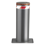 ACCESSPRO XB-220-H06K – Bolardo Hidráulico / Diámetro 220 mm / Altura 600 mm / Resistencia Impacto 250,000 J / 120 Ciclos/Hora / LED Rojo y Reflectivo
