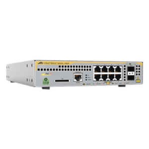 ALLIED TELESIS AT-IE210L-10GP-60 – Switch Industrial-Lite PoE+ administrable capa 2 / 8 Puertos Gigabit + 2 SFP / 124 W PoE+ / 14.9 Mpps / VLAN 2048