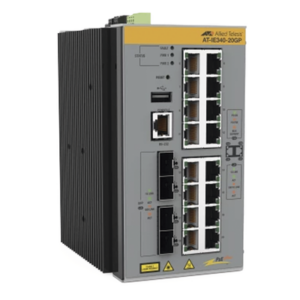 ALLIED TELESIS AT-IE340-20GP-980 – Switch Industrial Capa 3 / 16x PoE+ Gigabit / 4x SFP / TAA / -40°C a 75°C