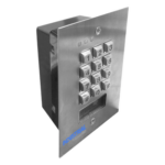 AccessPRO Industrial PROKEYPAD2V2 – Teclado de Control de Acceso / Antivandálico / 1,200 Usuarios / 3 Relevadores / Salida Wiegand / Lector de Proximidad / Empotrable