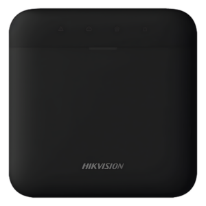 HIKVISION DS-PWA48-E-WB/BLACK – Panel de Alarma Inalámbrico / 48 Zonas / Wi-Fi y Ethernet / Batería 12 h / Tecnología Tri-X y CAM-X / Color Negro
