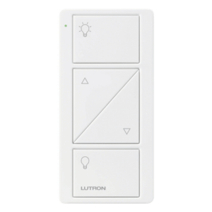 LUTRON ELECTRONICS PJ22BRLGWHL01 – Control Inalámbrico de Iluminación / 4 Botones / RF 431-437 MHz / Alcance 18 m (59 ft) / Batería 10 Años / Blanco Brillante