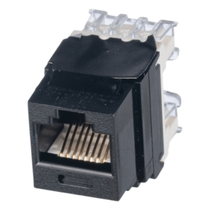 PANDUIT DRJ688TGBL – Conector Jack RJ45 Cat6 / 250 MHz / 50μ Oro / PoE++ 802.3bt / 22-26 AWG / 19in Rack