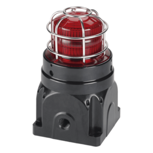 FEDERAL SIGNAL INDUSTRIAL GSTR-120-D-R – Baliza LED de Señalización Visual / Uso en Zonas Peligrosas / Clase I Div. 2 / Clase II Div. 2 / Clase III / 120-240 VCA / Gabinete Ignífugo Ex db / IP66 / 8 Patrones de Parpadeo / Montaje en Superficie