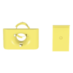 PANDUIT FR1.5IDELYL – Accesorio de Salida a Tubo / 1.5 in (38 mm) / Canaletas 4x4, 6x4, 12x4 / Color Amarillo / PC/ABS / Telcordia GR-63-CORE