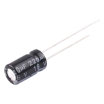 SYSCOM CE220/16V – Capacitor Electrolítico Radial / 220 µF / 16 Vcc / 105 °C / 6.3 x 11 mm