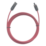 EPCOM POWERLINE CFMC41MRED – Cable Fotovoltaico / 1 m (3.28 ft) / 6 mm² (10 AWG) / Rojo / MC4 Macho-Hembra / -40°C a 90°C / 1000/2000 V