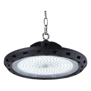 JWJ JLRE-UFO-100 – Luminario LED UFO High Bay / 100 W / 14,000 lm / Luz Fría 6500 K / IP66 / 85-265 V CA