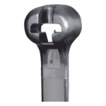 PANDUIT BT7LH-C0 – Cincho de Nylon 6.6 / 620 mm (2,034.1 ft) largo x 7 mm ancho / Bloqueo de Acero Inoxidable / Resistente a UV / Exterior e Interior / Paquete 100 pz