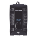 CYBERPOWER AVRG750LCD – UPS Línea Interactiva / 750 VA / 450 W / 12 Tomas NEMA 5-15R / 6 con Respaldo de Batería / AVR Integrado / Pantalla LCD