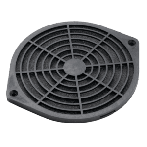 HOFFMAN AFLTR6LD – Kit Filtro Protector de Dedos para Ventilador / 6 Pulgadas (152 mm) / Filtro Extraíble Lavable / Incluye Herrajes / Plástico Negro Mate