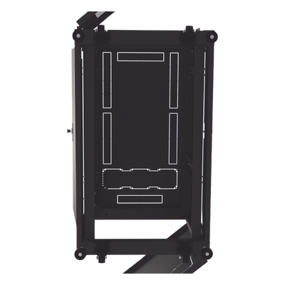 LINKEDPRO BY EPCOM LP-60100-12UR2 – Gabinete Profesional de Piso para Telecomunicaciones de 12UR, 1000 mm Profundidad, Se envía el Gabinete armado. - Image 5