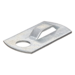 PANDUIT MBMS-S10-CY – Base de Montaje en Pared / Aluminio 3003-H14 / Tornillo #10 (M5) / Interior/Exterior / 168 h Niebla Salina / Paquete 100 pzas