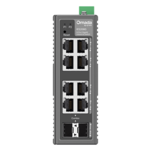 TP-LINK IES208G – Switch Industrial Easy Managed / 8 Puertos Gigabit / 2× Combo RJ45/SFP / 16 Gbps / -40°C a 75°C (-40°F a 167°F) / Protección 6kV / IP40 / Montaje DIN Rail