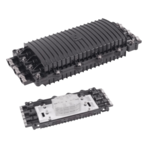 LINKEDPRO BY EPCOM LP-SCH96-3 – Caja de Distribución de Fibra Óptica Horizontal / 96 Empalmes / IP68 / 3 Puertos / 7-15 mm