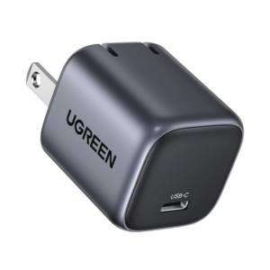 UGREEN 90902 – Cargador de Pared USB-C / 20 W / GaN II / Power Delivery 3.0 / Quick Charge 4.0 / Enchufe Plegable / 100-240 V
