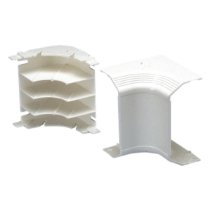 PANDUIT T70ICIW – Esquinero Interior para Canaleta / PVC Rígido / Doble Cara / Radio de Curvatura 1 in / UL94V-0 / Blanco Mate