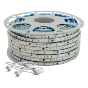 JWJ JLML-2835-07B – Manguera LED Luminosa / Resina Transparente / 50 m / 110V CA / 4.2 A / 500 W / 164 pies / T.C.C. 6500 K / IP65