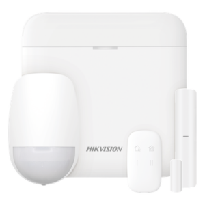HIKVISION DS-PWA48-KS – Kit de Alarma Inalámbrico / 48 Zonas / GSM 3G/4G Dual SIM / Wi-Fi 2.4 GHz / Batería de Respaldo 12 h / Cifrado AES-128