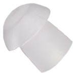 OTTO C100-569 – Inserto de Oído / Goma Flexible / Transparente / Paquete de 10 Piezas / Bajo Perfil / Ergonómico
