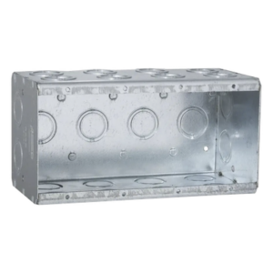 RACO HUB-698 – Caja Multigang / 4 Gangs / 3-1/2 Pulgadas (8.89 cm) / 24 Entradas 1/2-3/4 Pulgadas (1.27-1.91 cm)