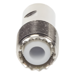 RF INDUSTRIES,LTD RFU-520 – Conector UHF hembra / SO-239 / Roscable / RG-58/U / RG-142/U / Bronce niquelado / Teflón