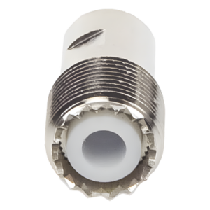 RF INDUSTRIES,LTD RFU-520 – Conector UHF hembra / SO-239 / Roscable / RG-58/U / RG-142/U / Bronce niquelado / Teflón