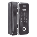 BRUKEN ASSA ABLOY BRK3550 – Cerrojo Electrónico / Lector de Huella / Tarjeta y Teclado / 99 Usuarios / Puerta Vidrio 12 mm / Batería AA