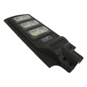 JWJ JALP-SOL01-120 – Luminaria Solar LED Urbana / 120 W / Flujo 2500-12500 lm / Sensor de Movimiento 8 m (26.2 ft) / Luz Fría 6500 K / Ángulo 120°