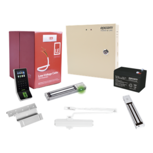 ACCESSKIT22P – KIT D/ACCESO Y ASIST C/LECT BIOMETRICO INCLUYE "Incluye bobina de cable Gratis"