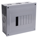 CHINT C2Q06S – Centro de Carga para Sobreponer / 06 Polos / 60 A / 1 Fase 3 Hilos / 120/240 V AC / 50/60 Hz / 10 kA / 8.0 × 7.3 × 2.95 in
