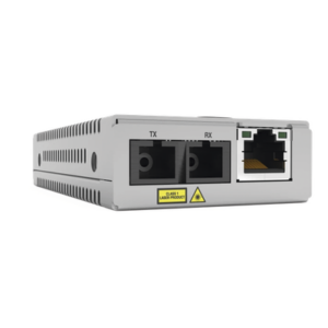ALLIED TELESIS AT-MMC200/SC-960 – Convertidor de medios / 10/100TX a 100FX / Multimodo SC / 2 km / TAA / Multiregión PSU / 0°C a 50°C