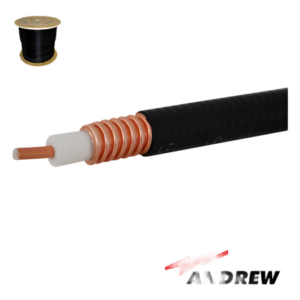 ANDREW / COMMSCOPE FSJ4-50B/1000 – Cable Coaxial Superflexible / 1/2 Pulgada / 50 Ohms / Cobre Corrugado / Carrete 305 m (1000 ft)