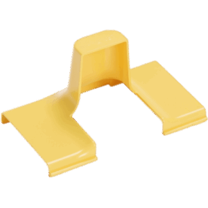 PANDUIT FRSPJC24LYL – Tapa de Bajada Vertical / Para Canaleta FiberRunner 4x4 / Radio de Curvatura 50.8 mm / ABS / Color Amarillo