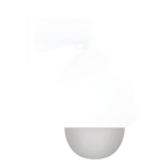 HIKVISION DS-4PTZ-BUBBLE-SMK – Burbuja Ahumada para Domo PTZ / 4 Pulgadas / IP66 / IK10 / Visibilidad Equilibrada / 4.7 x 2.7 Pulgadas