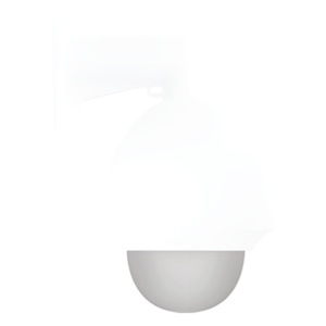HIKVISION DS-4PTZ-BUBBLE-SMK – Burbuja Ahumada para Domo PTZ / 4 Pulgadas / IP66 / IK10 / Visibilidad Equilibrada / 4.7 x 2.7 Pulgadas