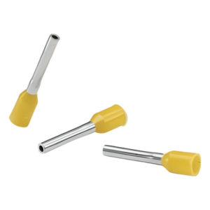 PANDUIT FSD76-6-D – Férula Aislada / 18 AWG / 12 mm Largo / DIN Color Amarillo / 500 Piezas