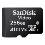 SANDISK SDSDQAS5-256G-BP – Memoria microSD / 256GB / Alta Resistencia / Clase 10 / UHS-I / -25°C a 85°C / 128 TBW
